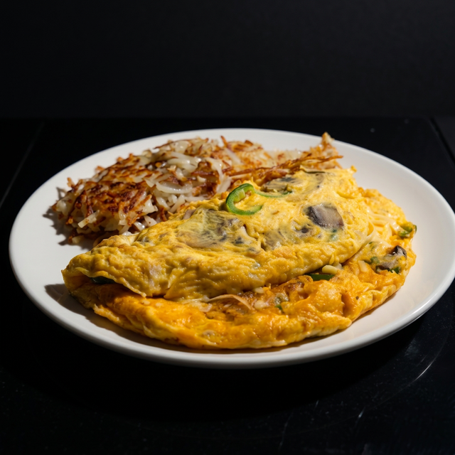 Pollo Ahumado Picante Omelette.