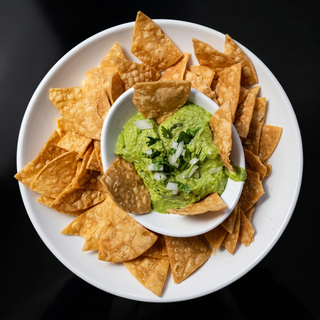 Chips & Edamame Guacamole