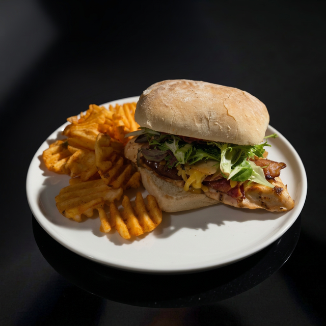 Fire Grilled Chicken Sandwich.