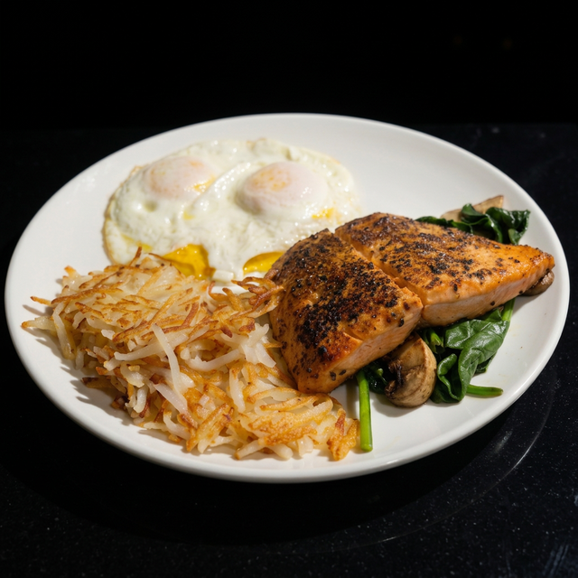 Salmon & Eggs.