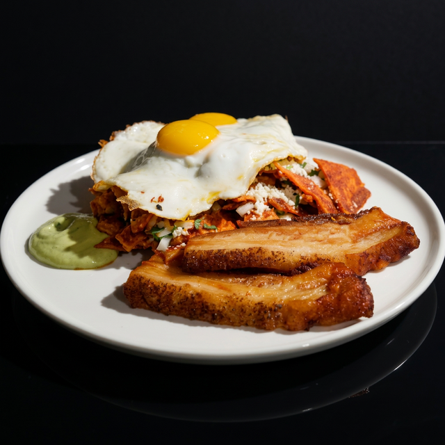 Chilaquiles con Carne